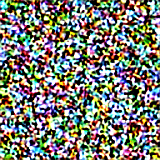 Noise resolving into a cat