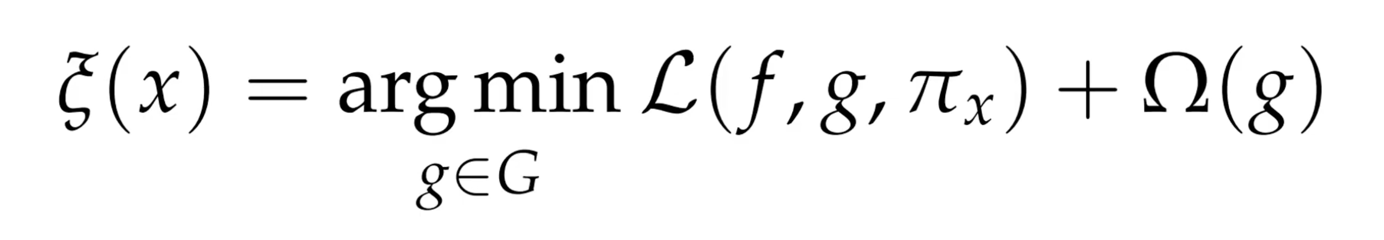 LIME objective — from the paper